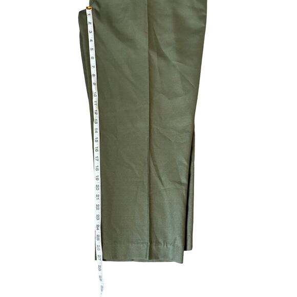 Michael Irvin 100% Rayon Pant sz 38x30 Olive Pleated Slacks Dallas Cowboys - Picture 4 of 5